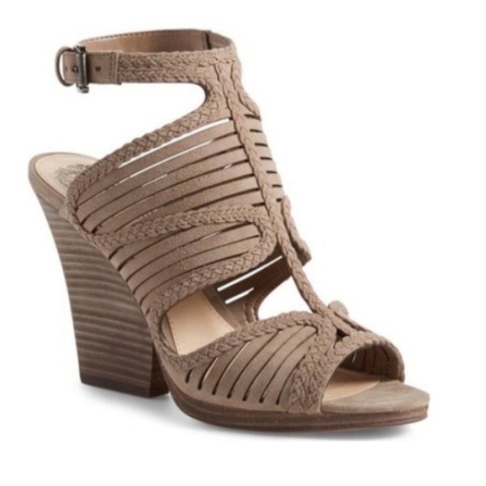 Vince camuto suede heels
